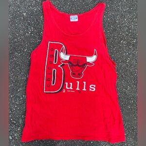 Hanes Red Graphic Tank Top vintage 90s men’s XL